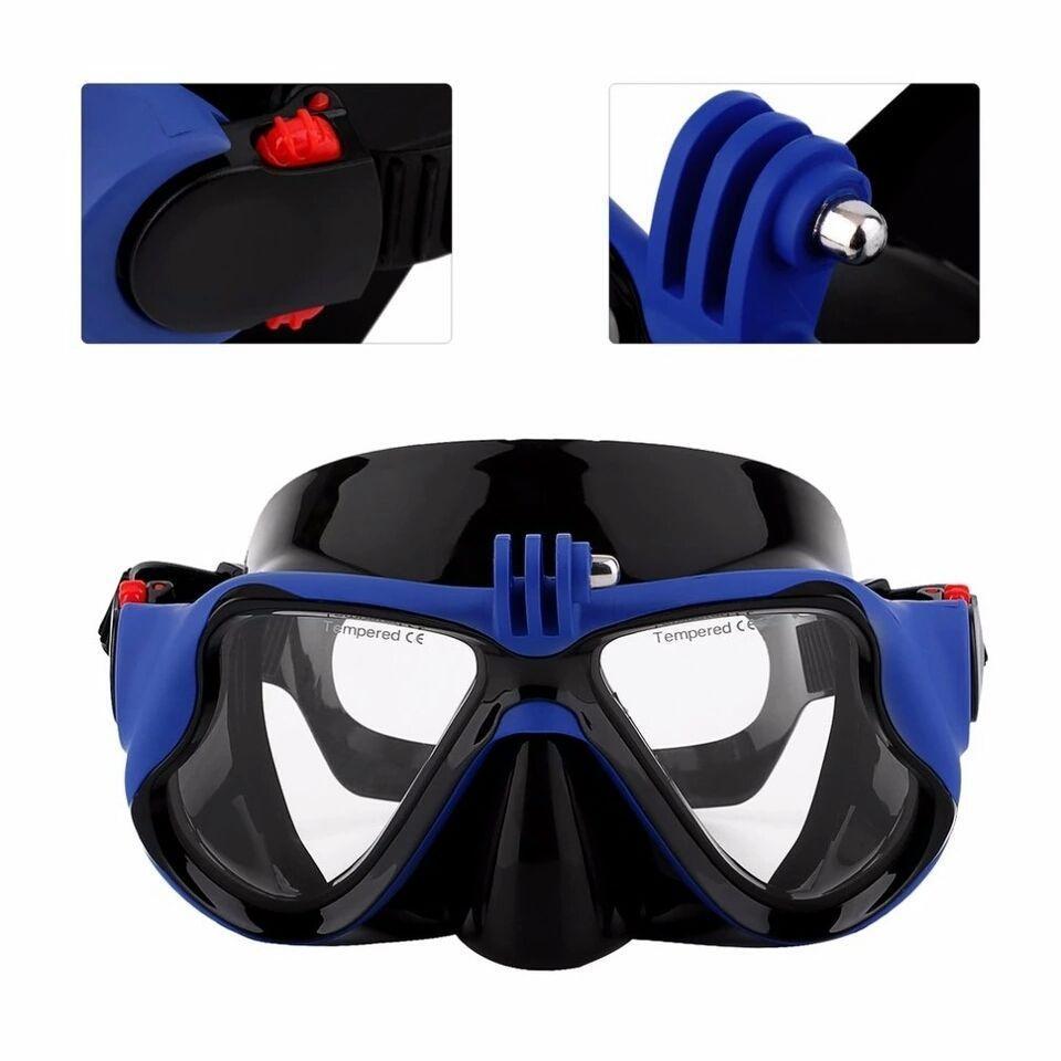 Snorkel Lente Azul para cámara deportiva Gopro u otras Shoot-2
