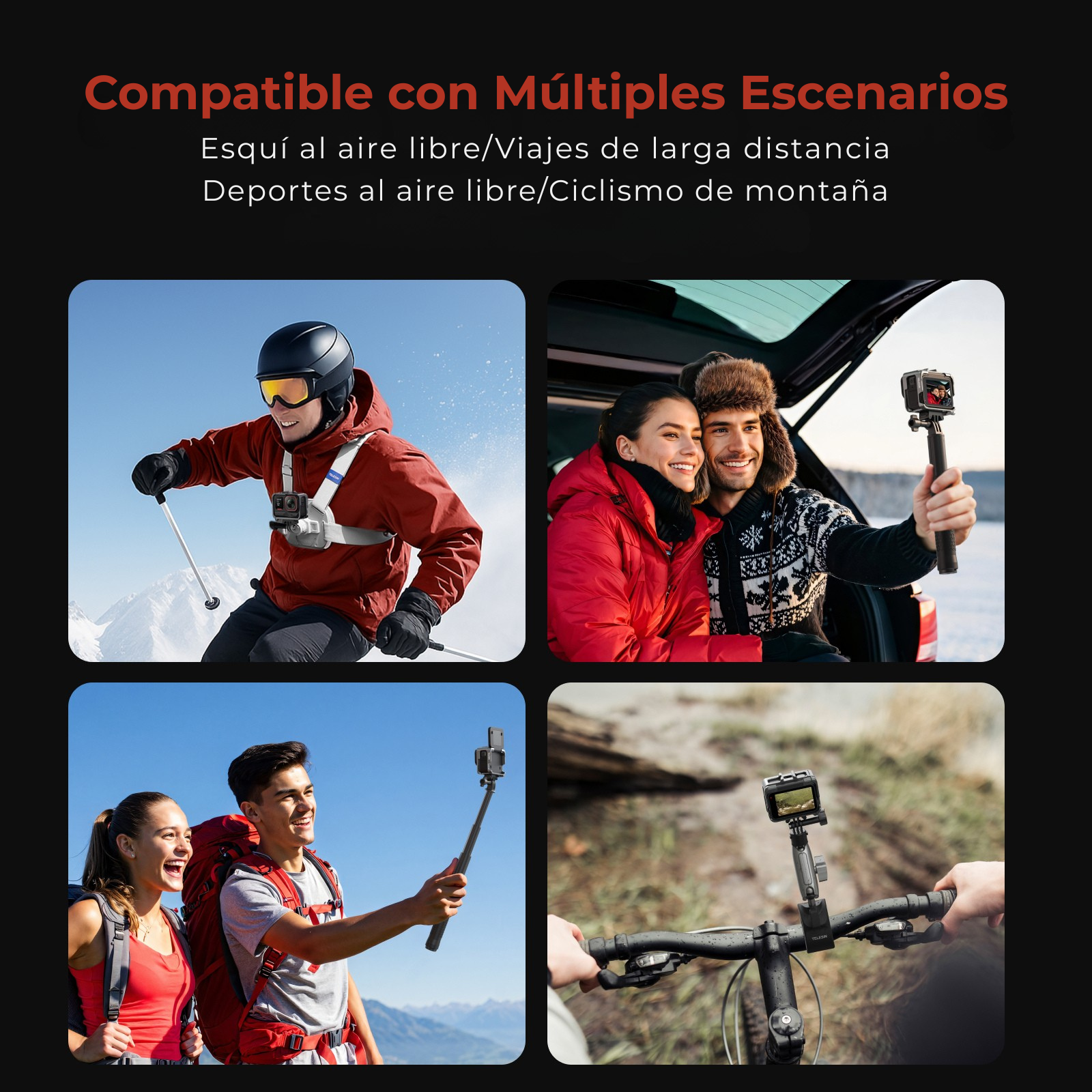 Jaula Aluminio Insta360 Ace - Ace pro - Ace Pro 2 Vertical-6