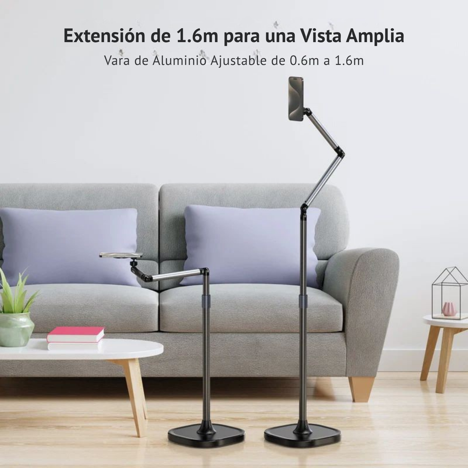 Soporte Piso Magnético Pro para Celular Streaming Contenido-2