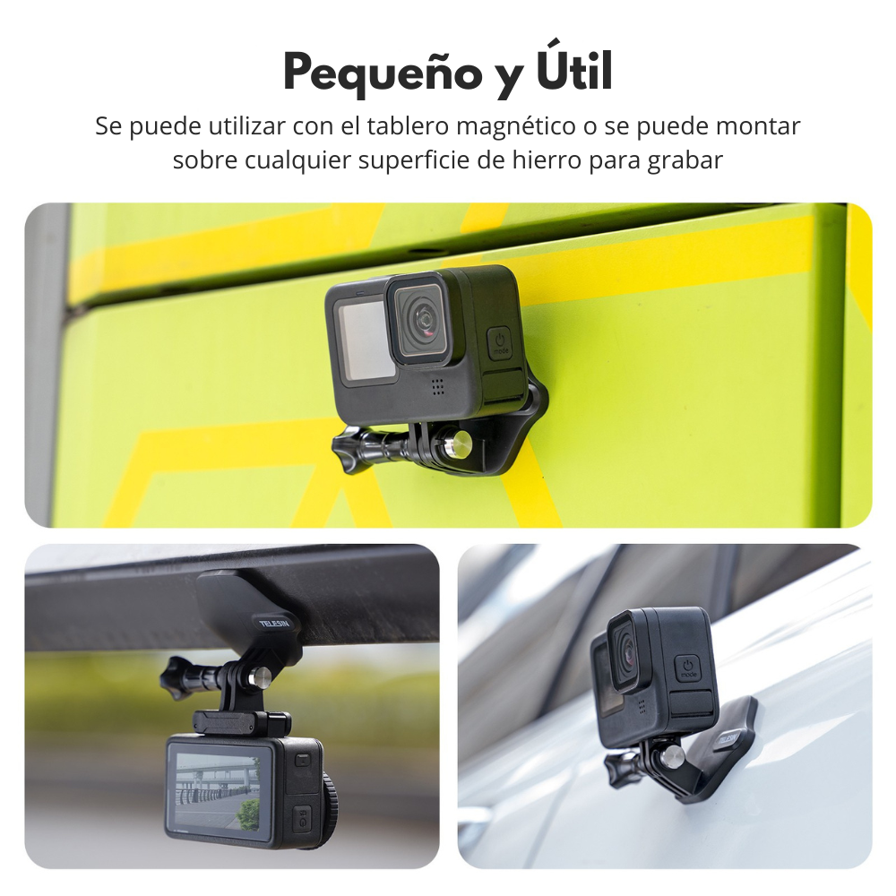 Soporte Mano libre de Cuello Magnético para Cámara Deportiva-3