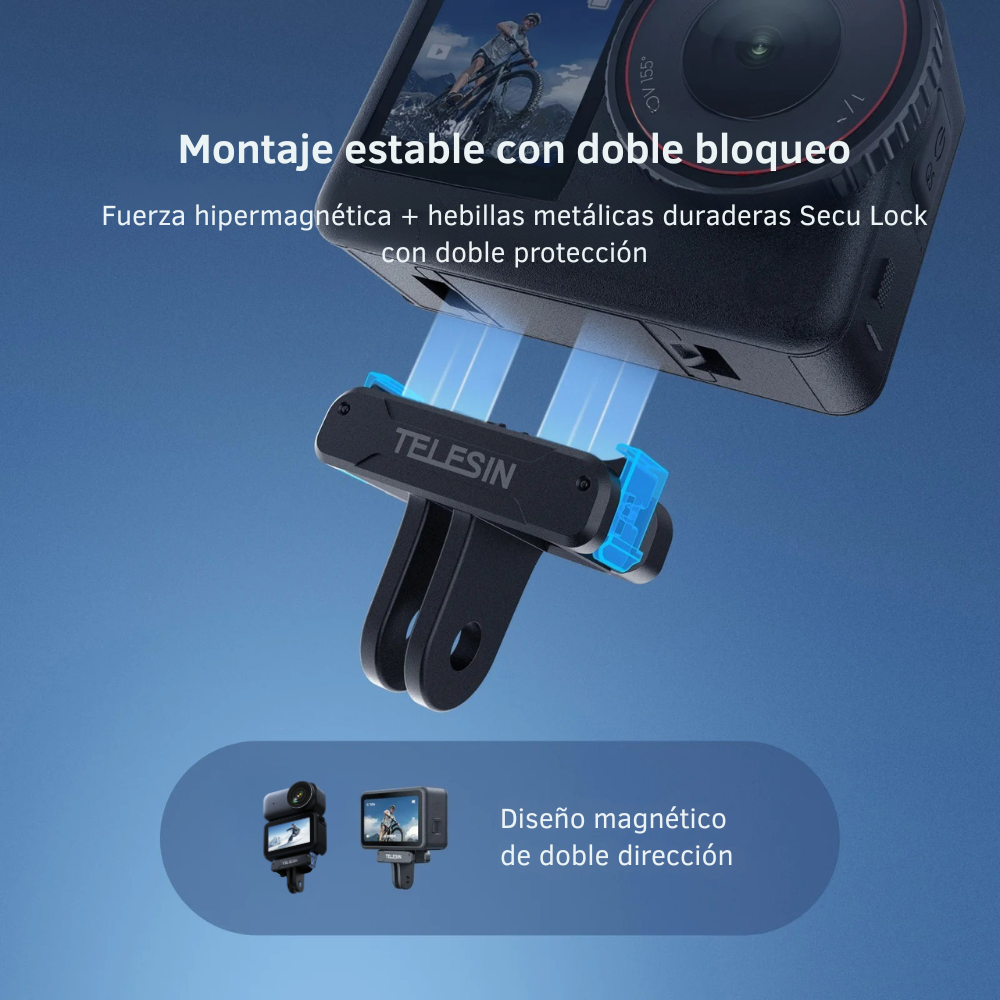 Adaptador Magnético Rápido para DJI Osmo Action 6 y Nano-2