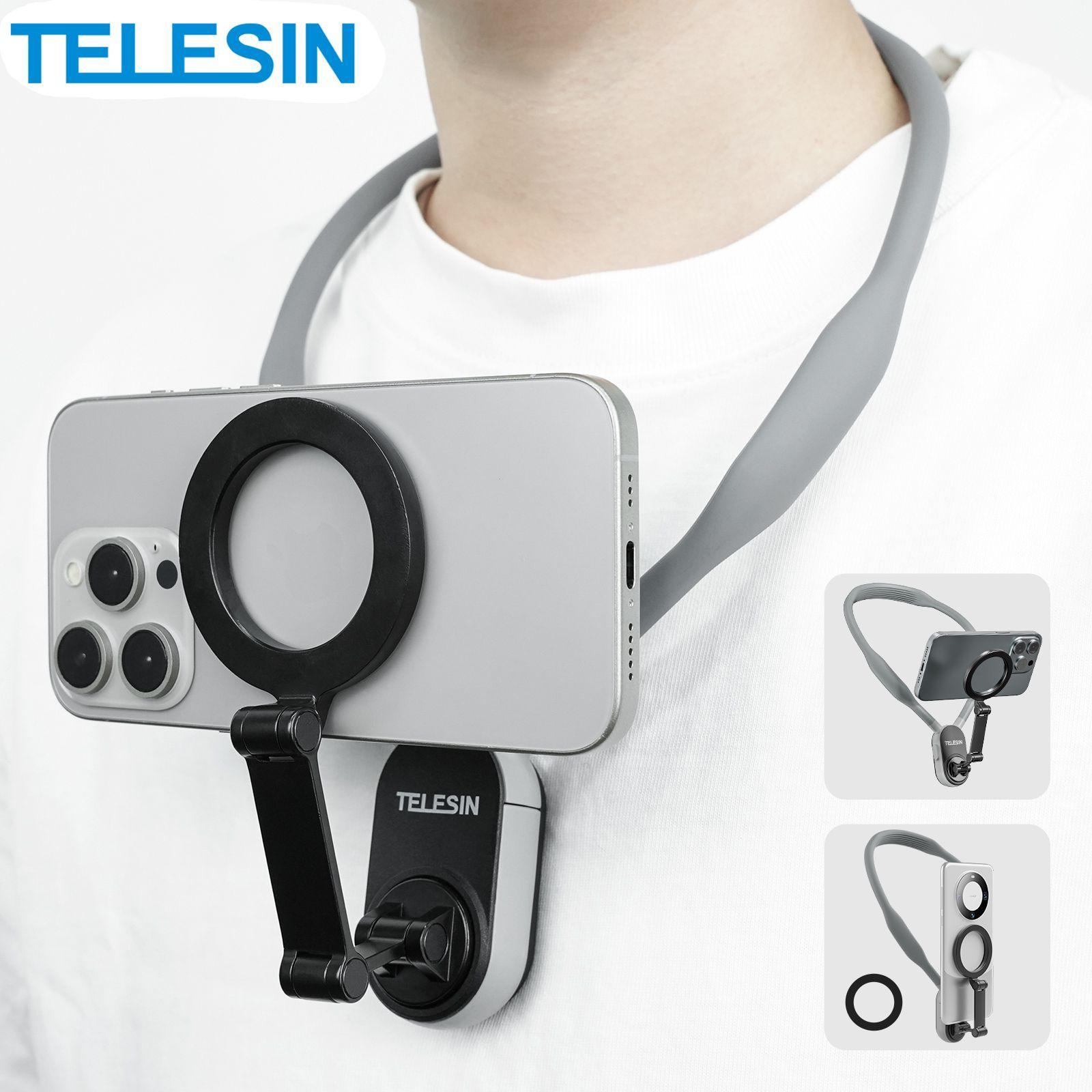 Soporte Correa de Cuello Magnético para Smartphone - Telesin-4