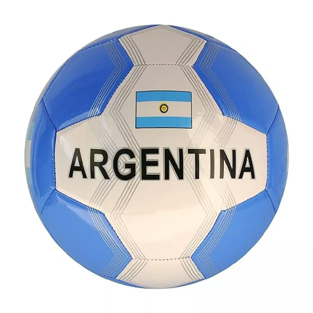 Balon de fútbol Clasico Pelota Nro 5 Paises -Argentina-0