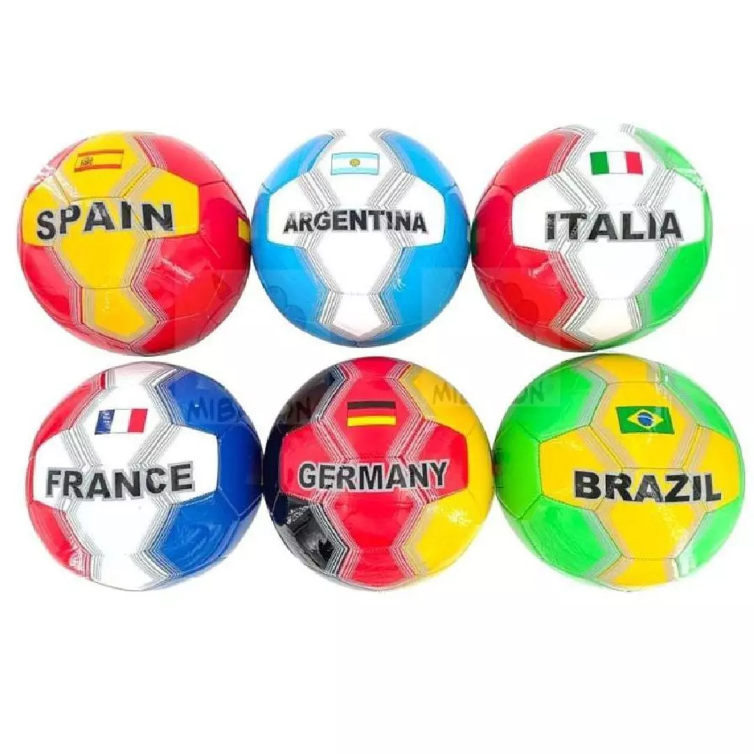 Balon de fútbol Clasico Pelota Nro 5 Paises -Argentina-2