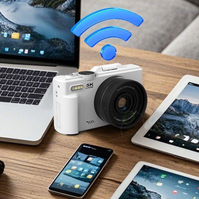 Cámara 5K Digital Fotografíca 75MP con Pantalla Giratoria-2