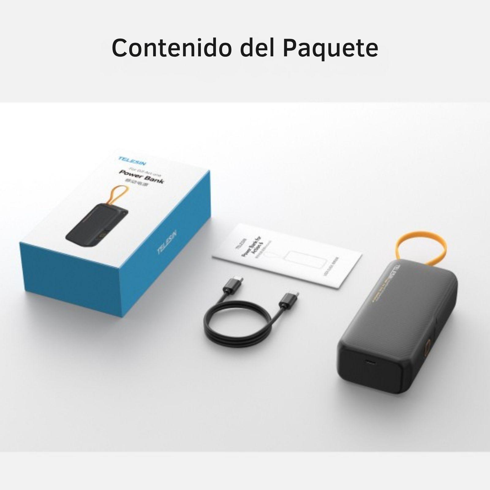 Power Bank Cargador DJI Osmo 360 6 5 4 3 10000mAh Telesin-7
