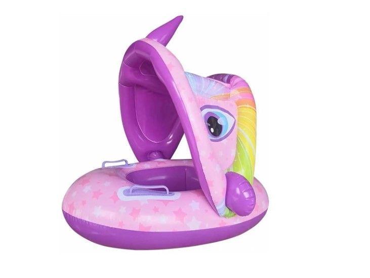Flotador con Techo para Bebe - Unicornio-0