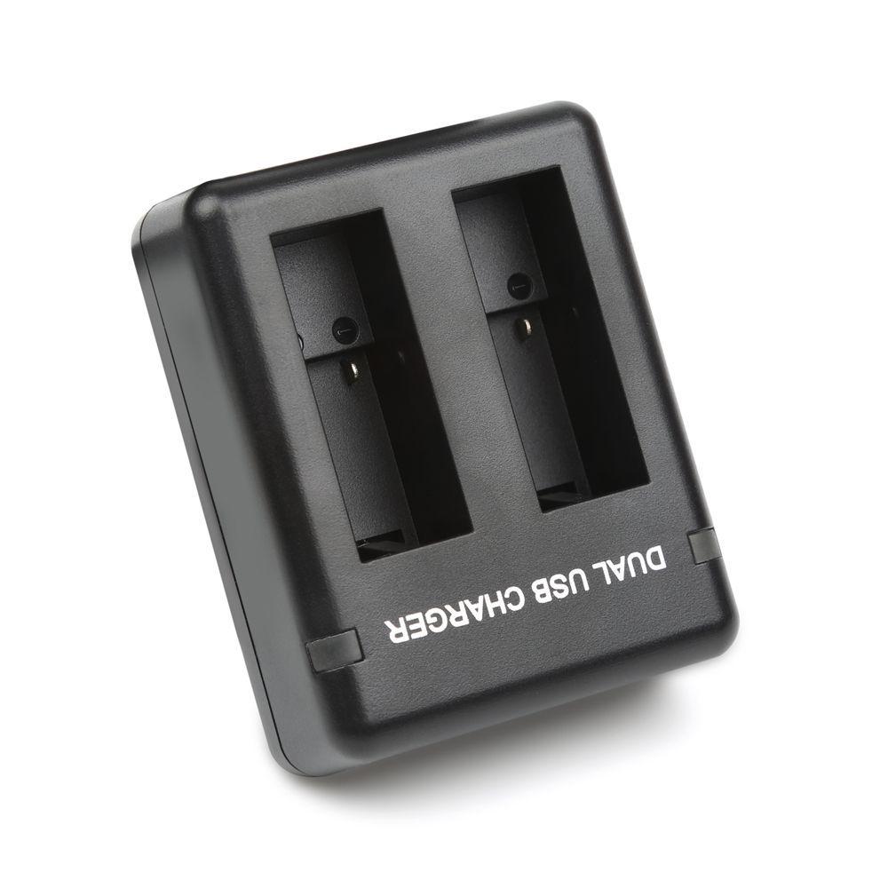 Cargador doble de baterías para Gopro hero 5 6 7 8 + Cable de Carga USB / Shoot-2