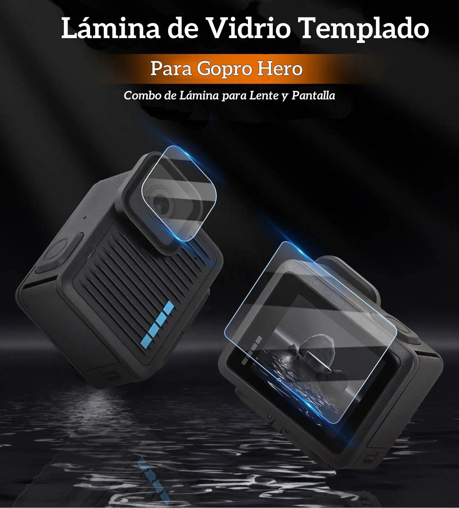 Láminas de Vidrio Templado para GoPro Hero 4K 2024-1