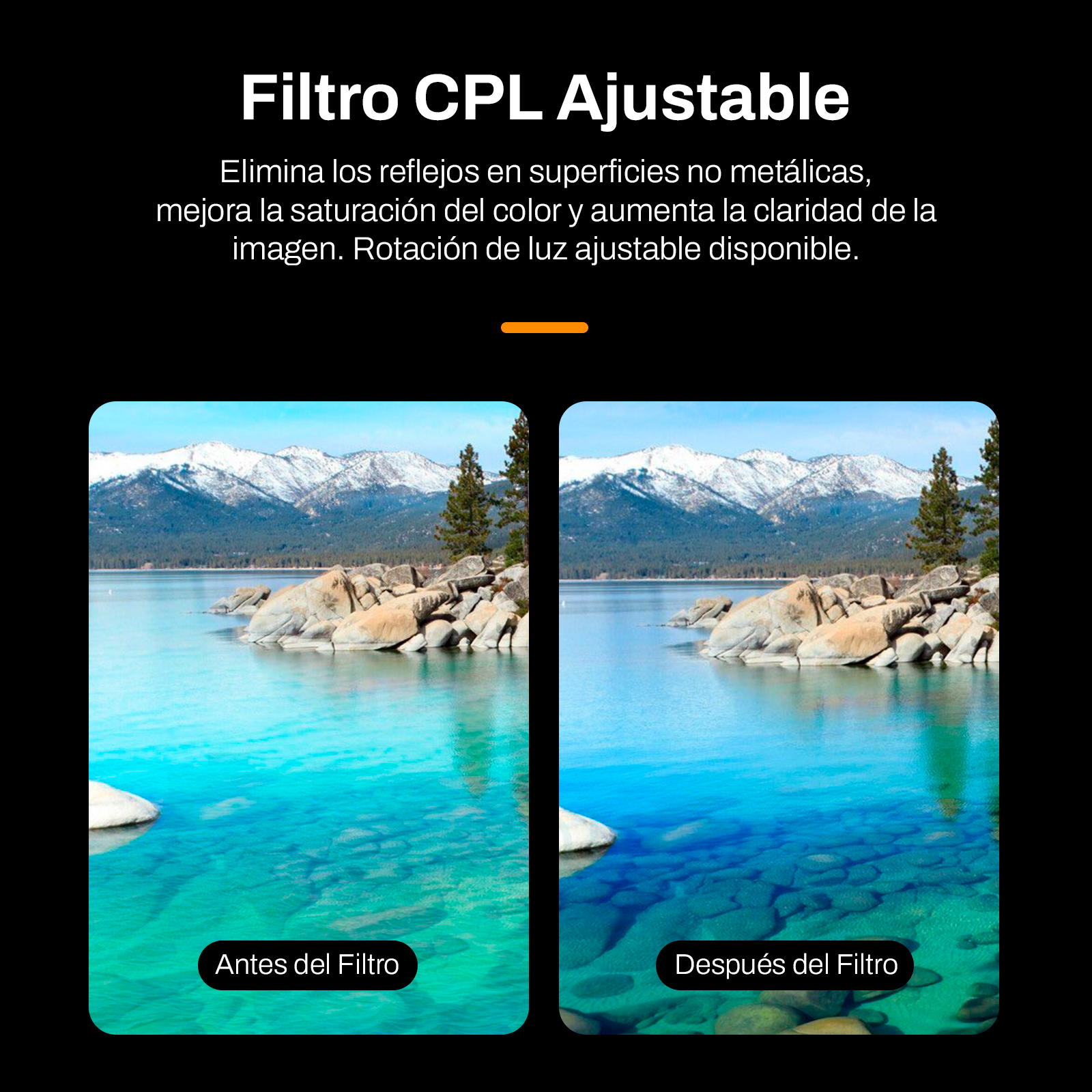 Kit de Filtros Magnéticos para DJI Osmo Pocket 3 - Telesin-5