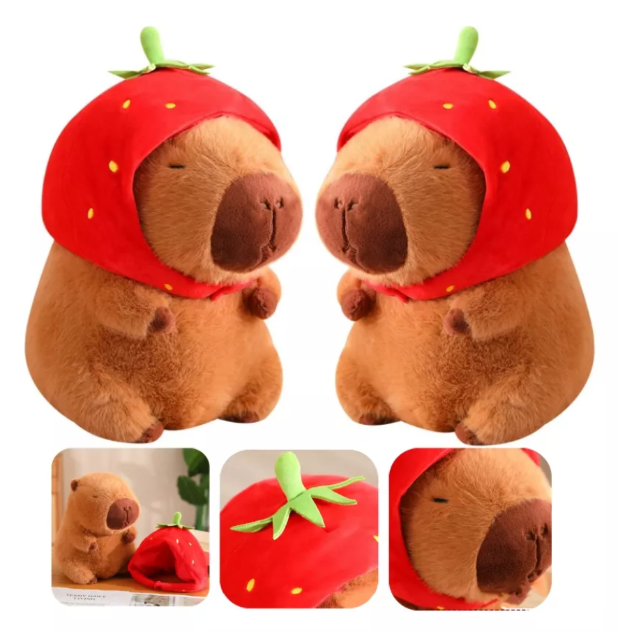 Peluche Capibara de 35 cm: Tu Compañero Tierno y Suave-3