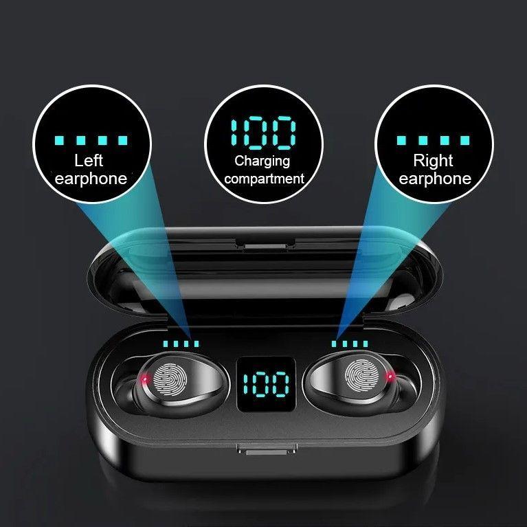 Audífonos Inalámbricos Recargables Bluetooth AKS-T20 F9-3