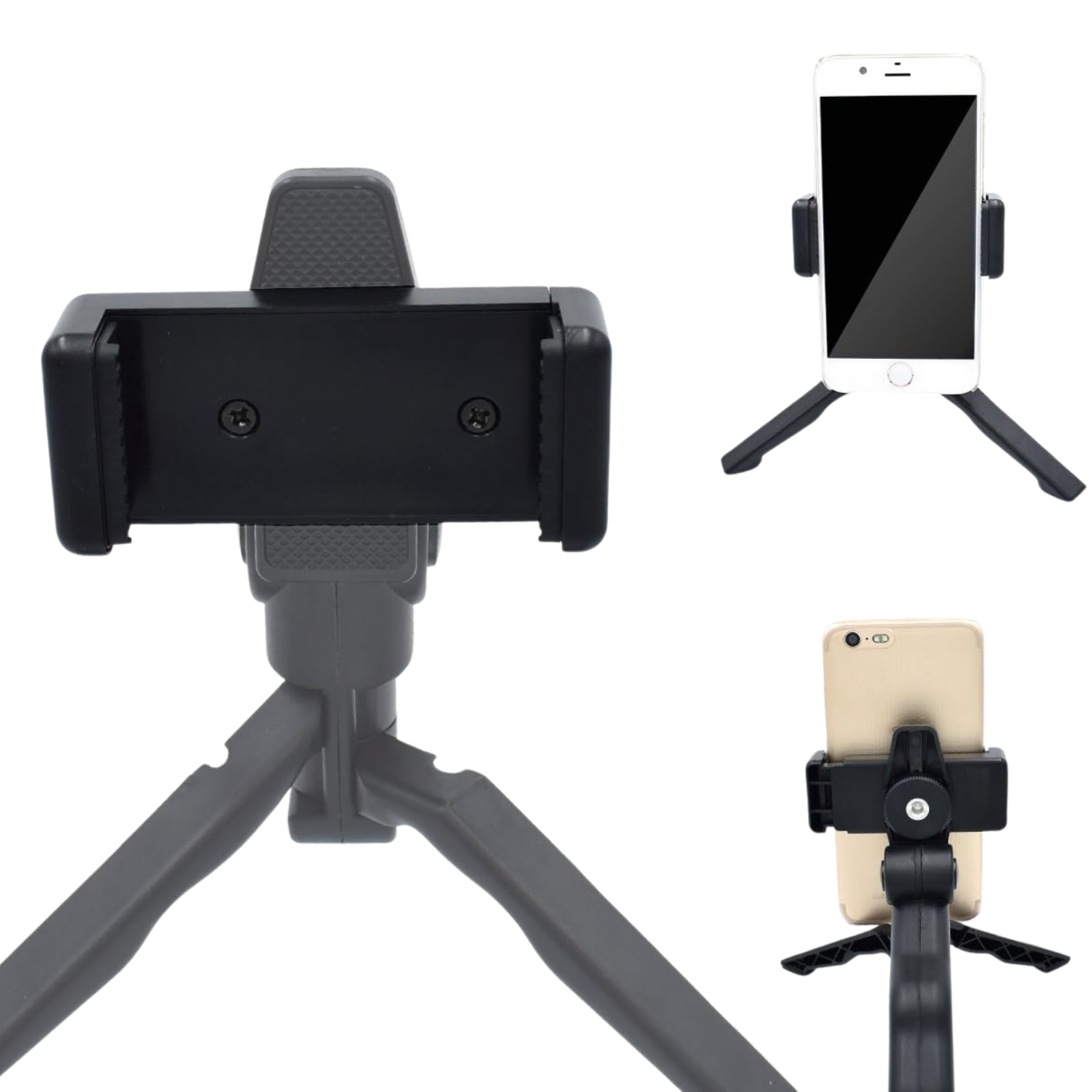 Soporte Clip Celular para Selfie Stick Tr pode Montura Gopro       -4