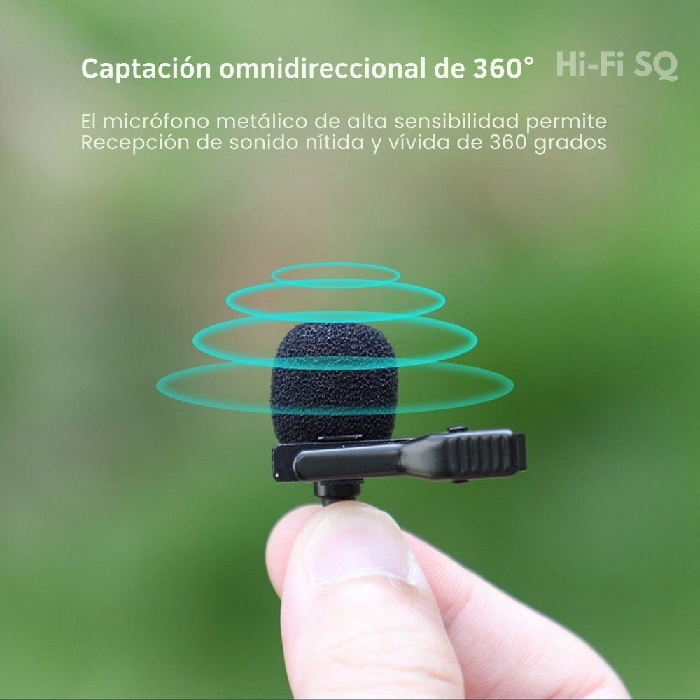 Micrófono Profesional Tipo-C para Cámaras Insta360 X2 X3-2