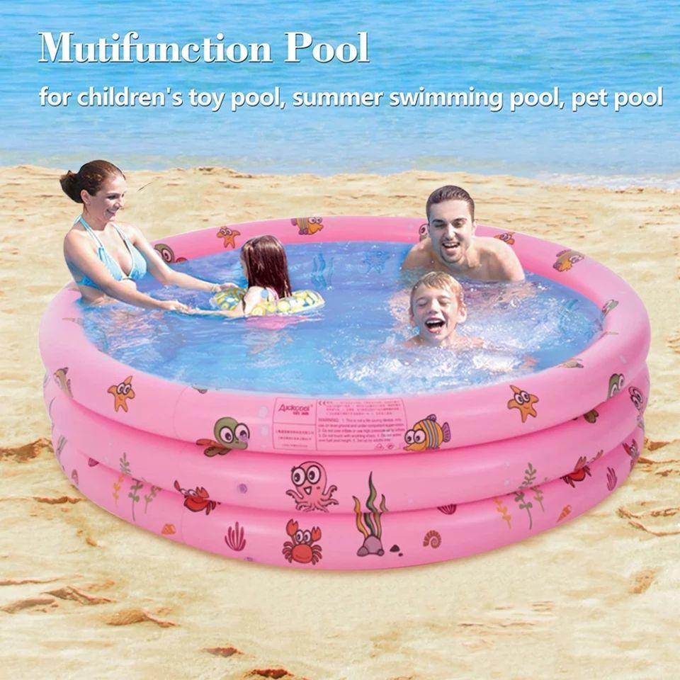 Piscina Mediana 120*40 Rosado-2