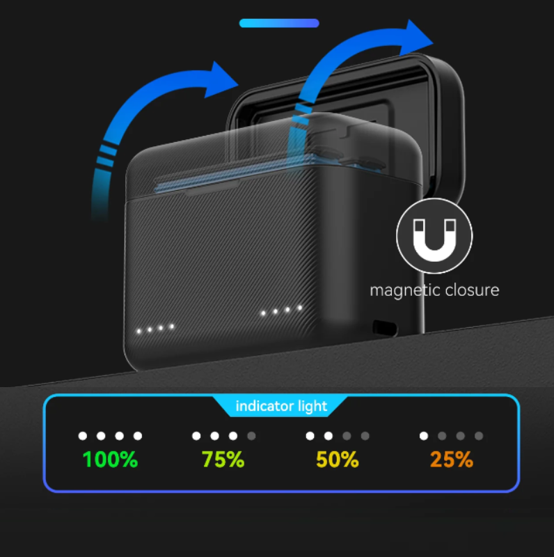 Cargador Doble Rápido para Insta360 X3 – Energía Sin Límites-6