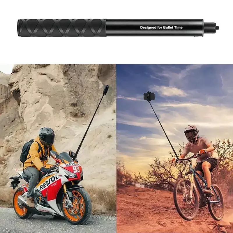 Bastón Selfie Aluminio para Insta360 GoPro y Otras Cámaras-4