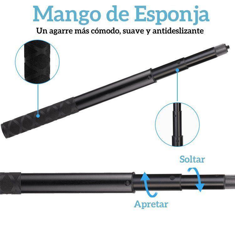 Bastón Selfie Aluminio para Insta360 GoPro y Otras Cámaras-5