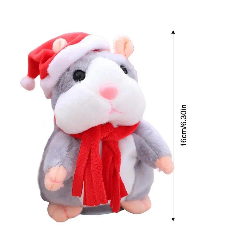 Peluche Hámster Repite todo, parlanchin hablador y-0