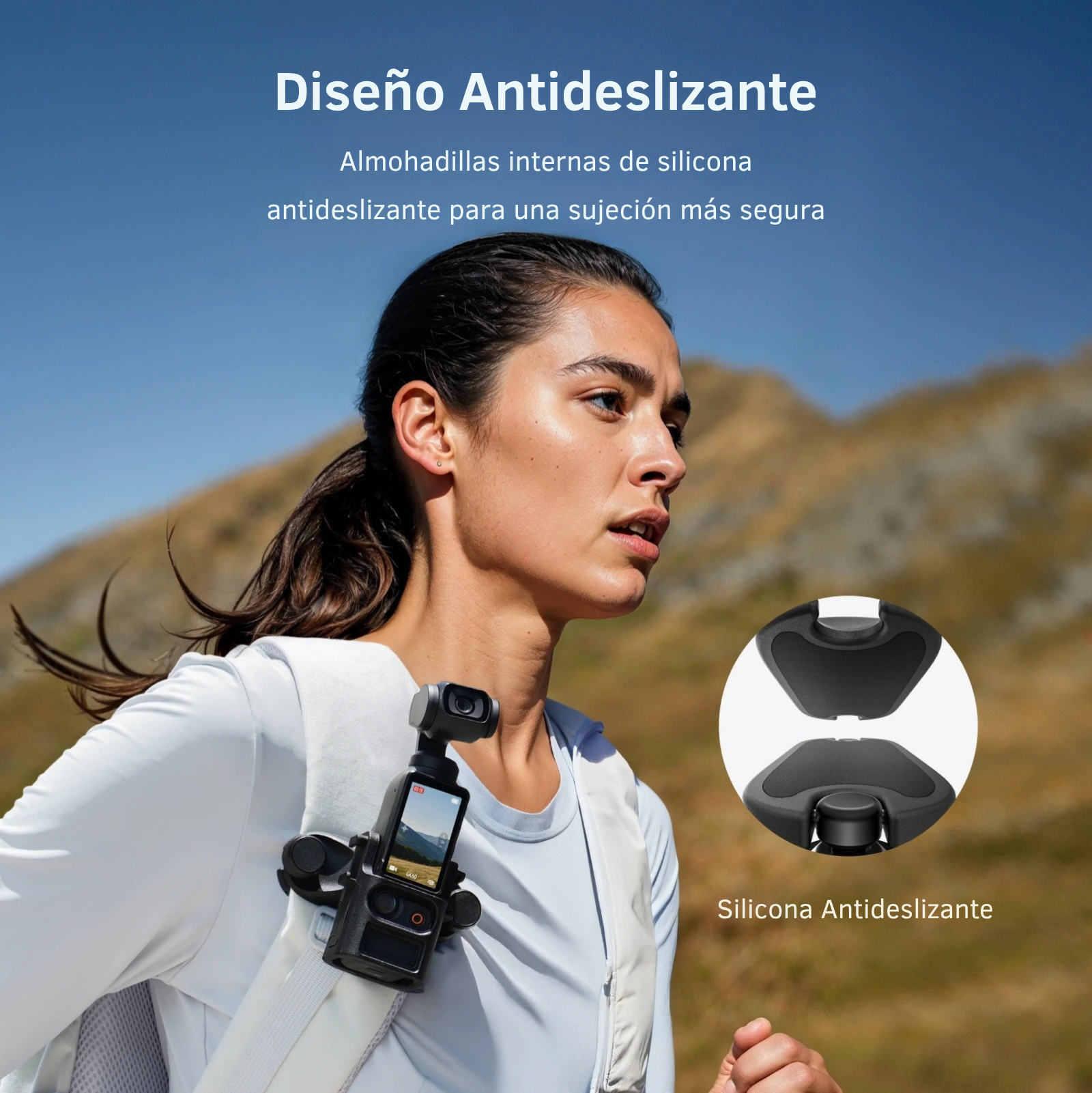 Soporte Mochila DJI Osmo Pocket 3 Montaje POV Manos Libres-4