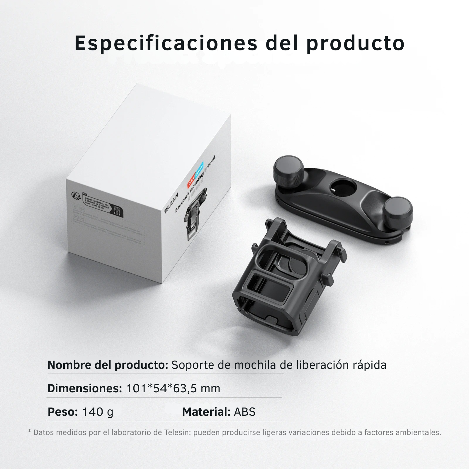 Soporte Mochila DJI Osmo Pocket 3 Montaje POV Manos Libres-6