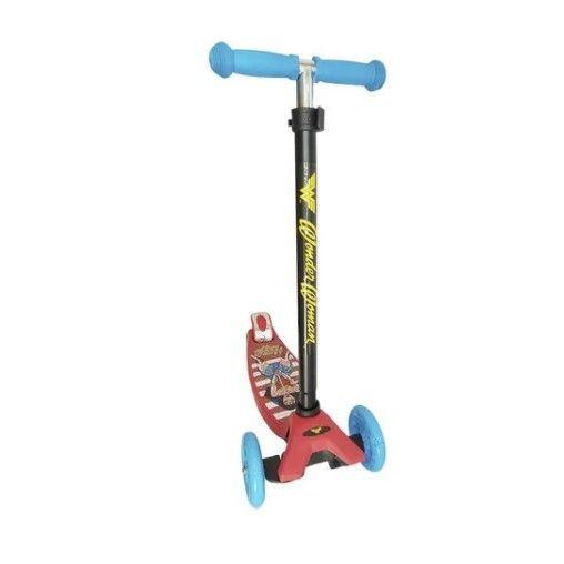 Scooter Monopatín De Mujer Maravilla de 4 Ruedas con Luz Led Niño/niña-1