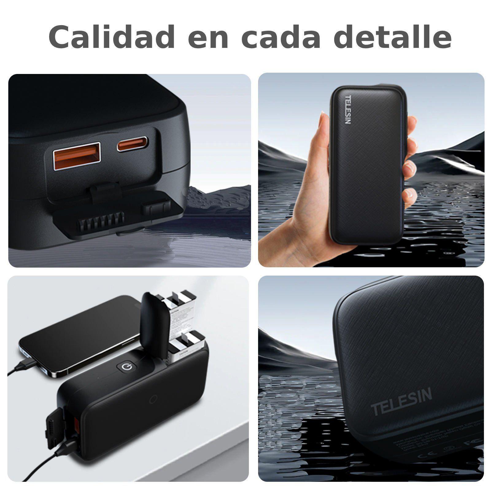 Power Bank para GoPro Hero 13 Black y Smartphone - Telesin-4