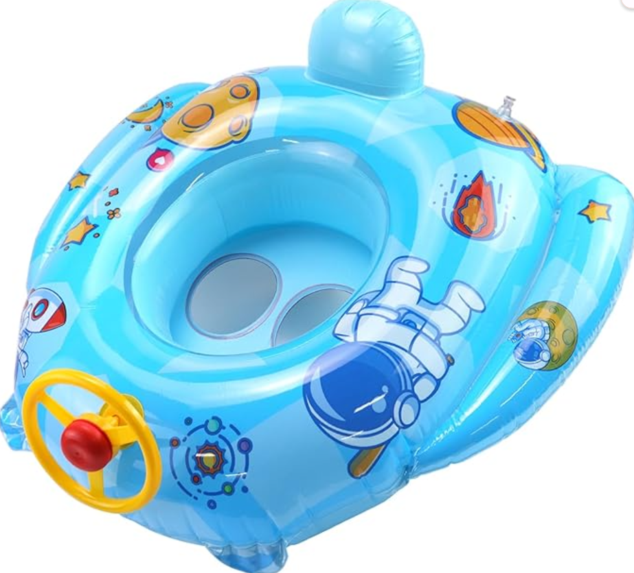 Flotador Auto Niño Celeste-0