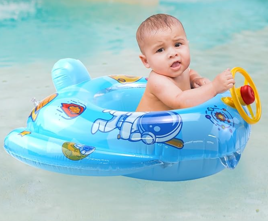 Flotador Auto Niño Celeste-2