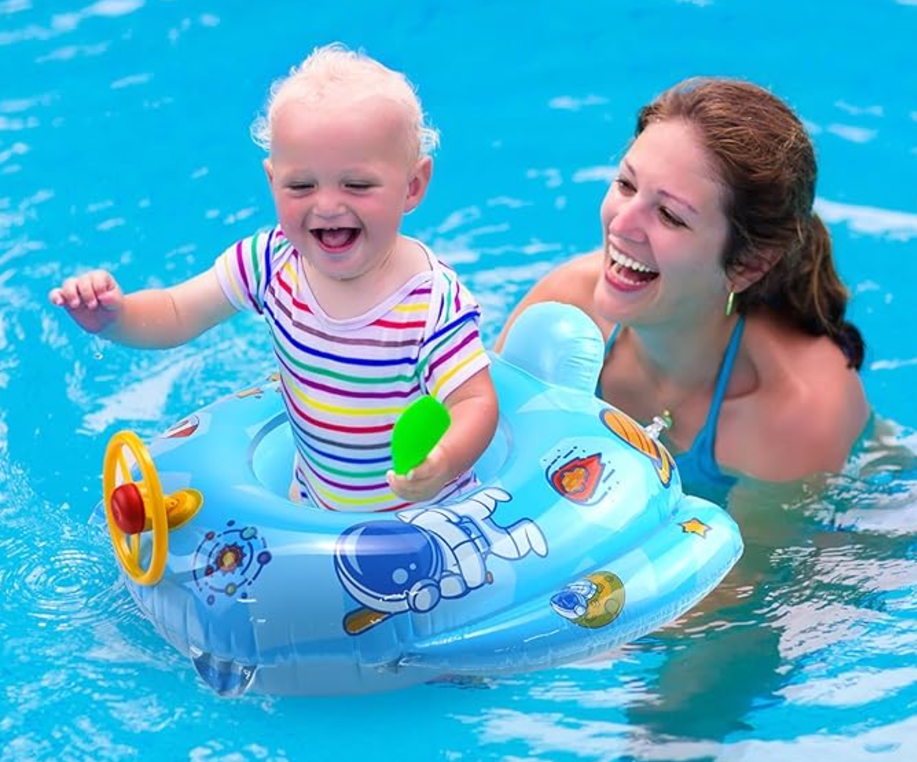 Flotador Auto Niño Celeste-3