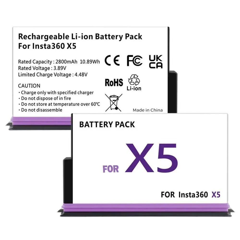 Batería Recargable para Insta360 X5 de 2800mAh-2