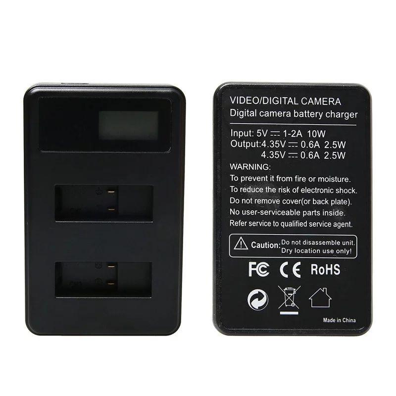 Cargador + 2 Batería GoPro Hero 5 6 7 8-3