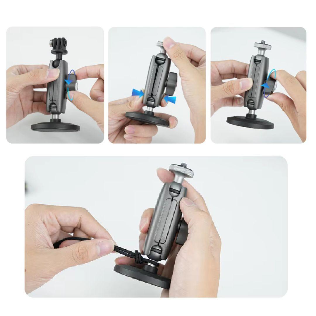 Magnético Aluminio para Smartphone, Cámaras Gopro y Otras-5