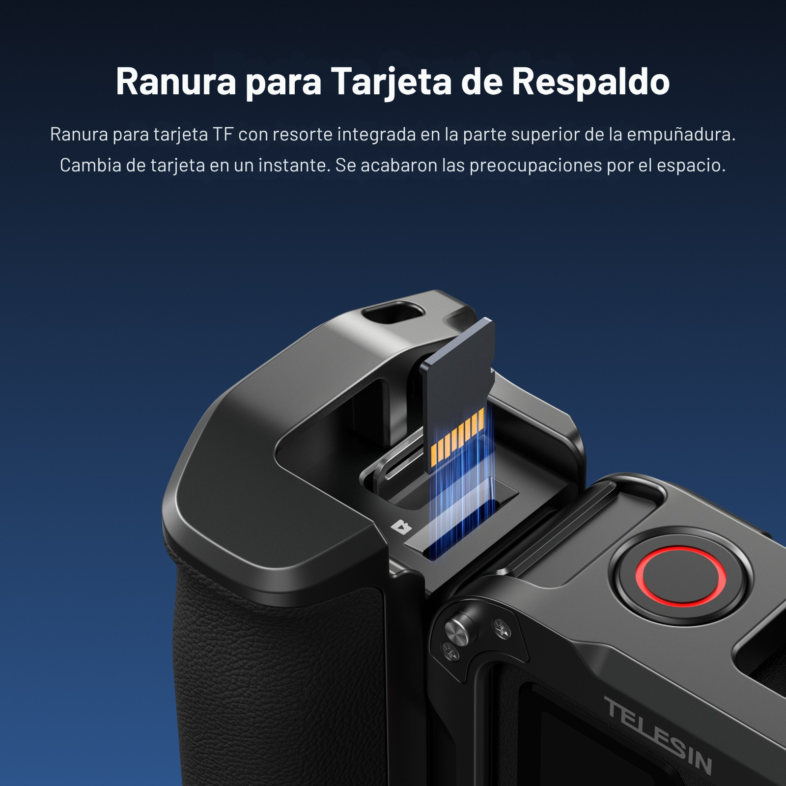 Kit Grip + Jaula Aluminio para Insta360 Ace Pro / Pro 2-4