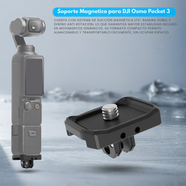 Soporte Magnético Plegable para DJI Osmo Pocket 3-4