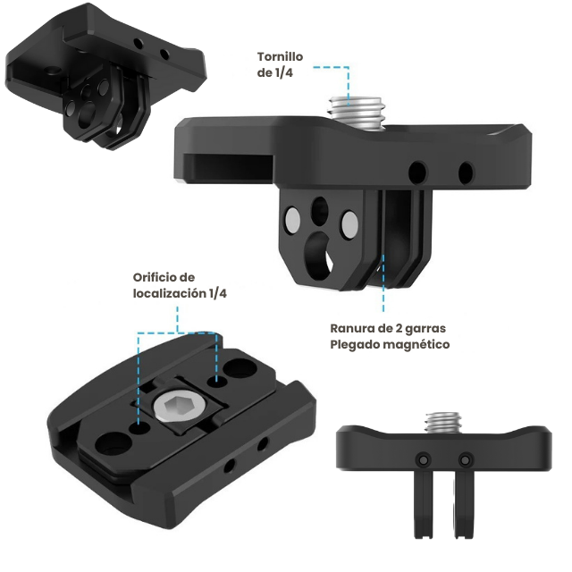 Soporte Magnético Plegable para DJI Osmo Pocket 3-5