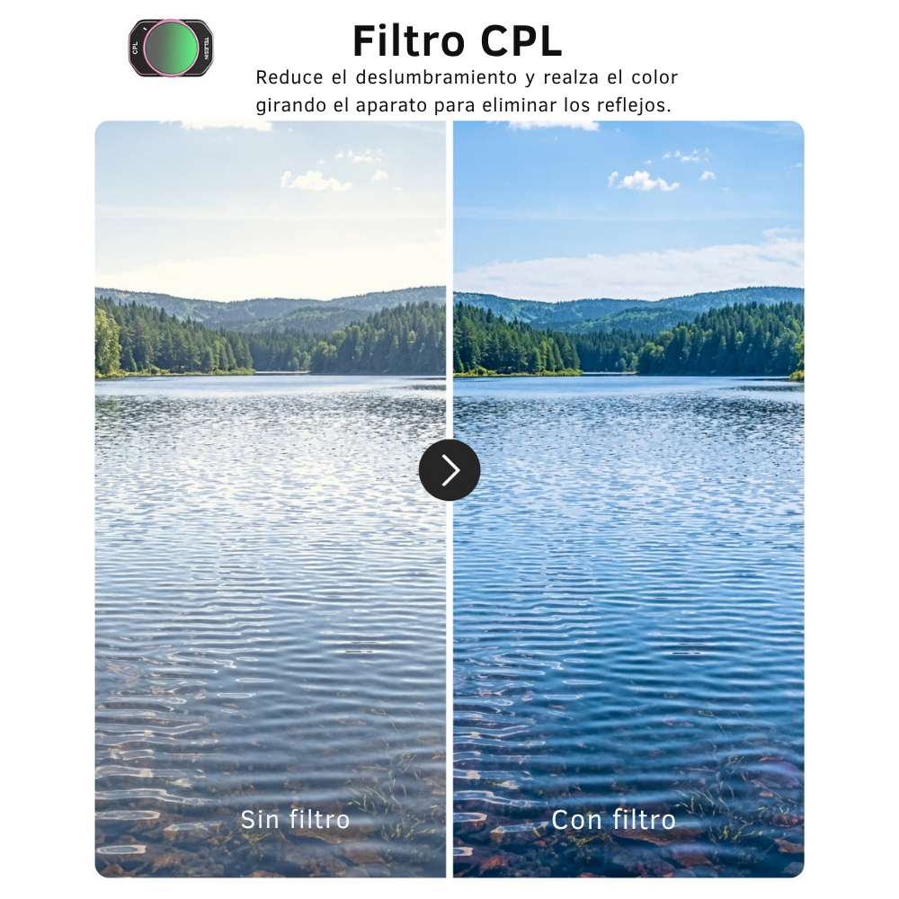 Kit 4 Filtros para DJI Osmo Pocket 3 y 4 VND CPL Black Rose-3
