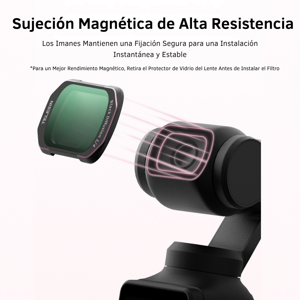 Kit 4 Filtros para DJI Osmo Pocket 3 y 4 VND CPL Black Rose-5
