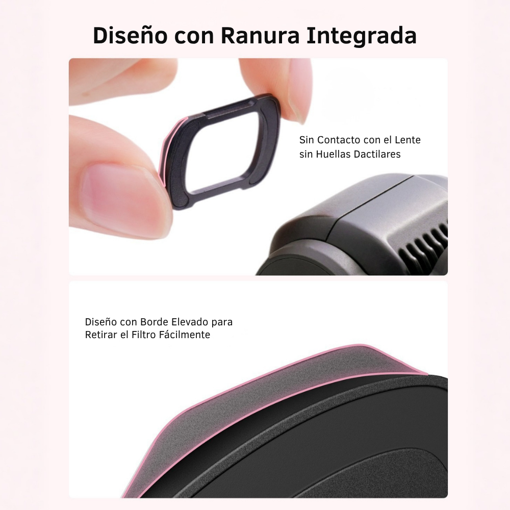 Kit 4 Filtros para DJI Osmo Pocket 3 y 4 VND CPL Black Rose-6