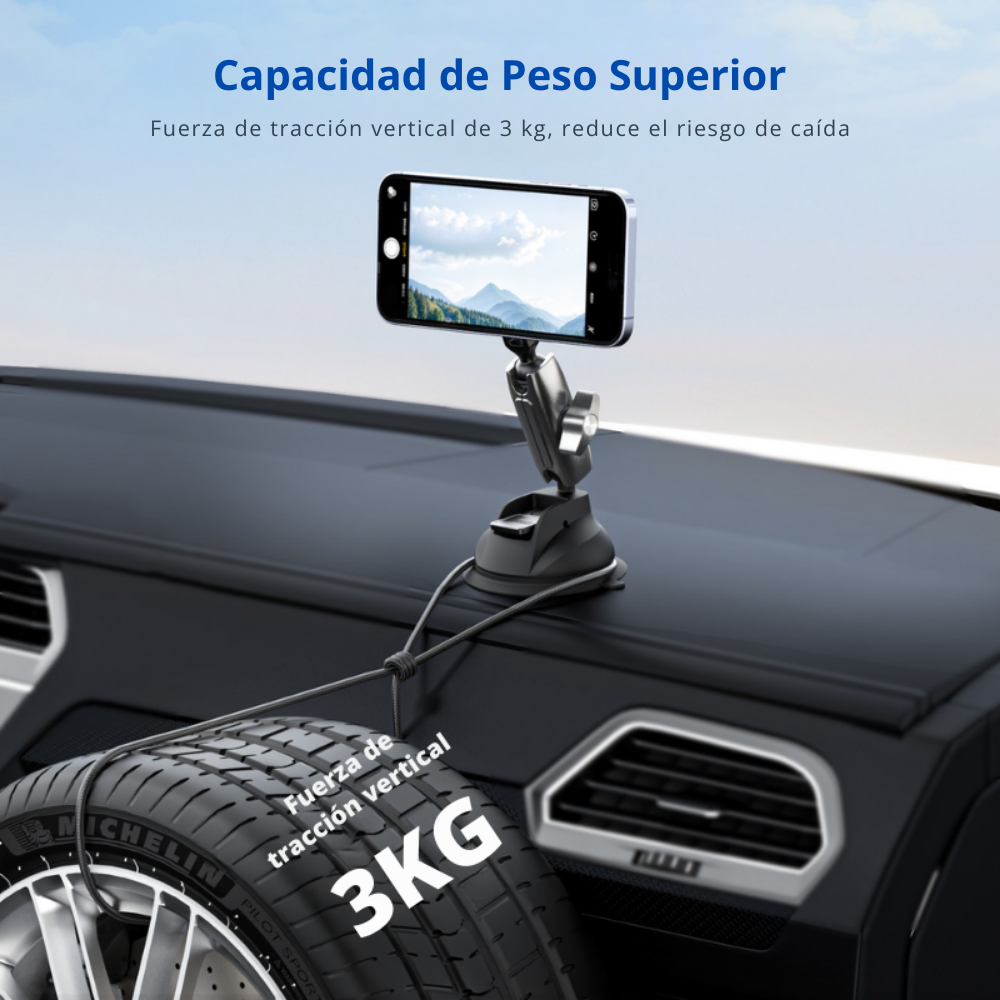 Ventosa Magsafe de Aluminio de Giro 360° para Celular-4