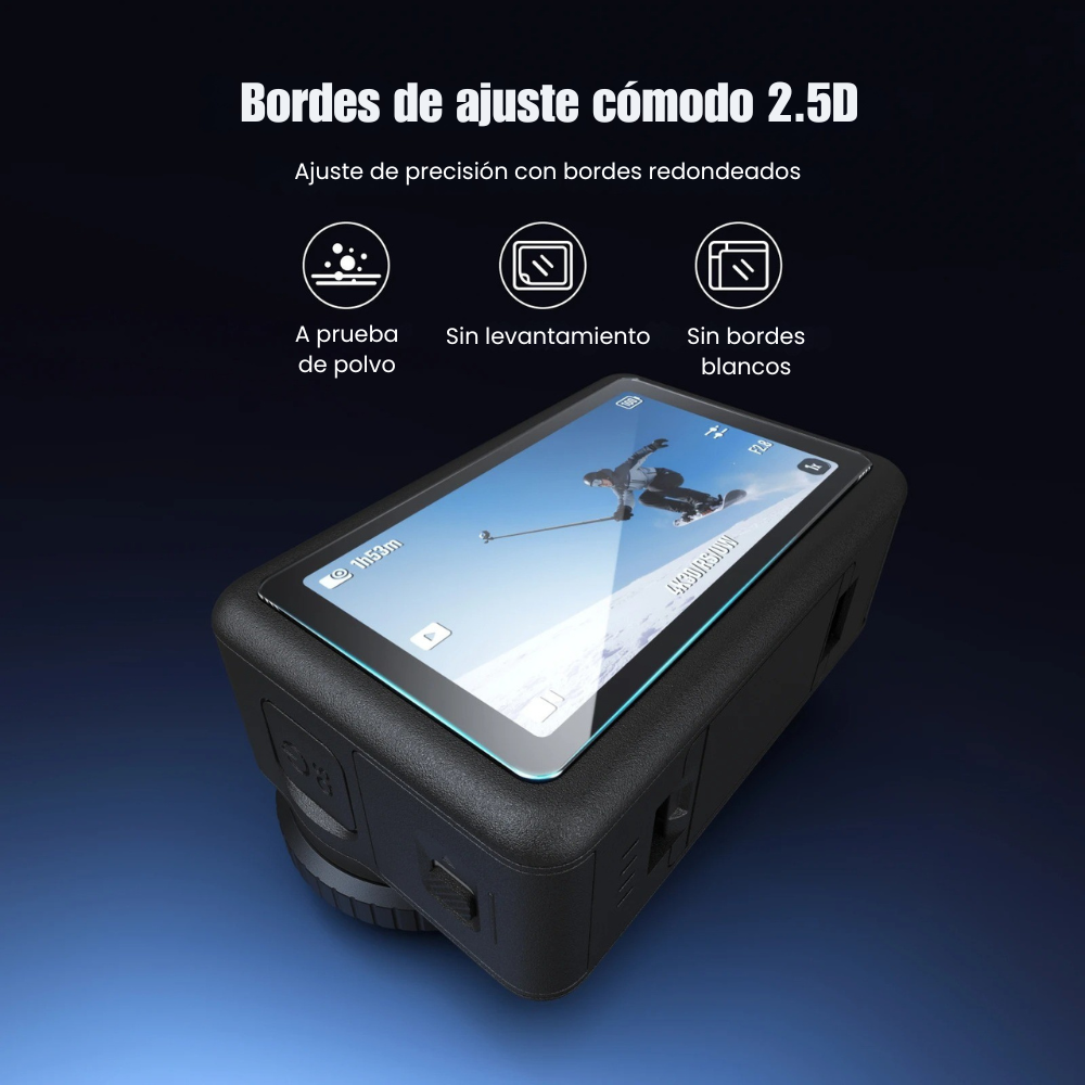 Láminas de Vidrio Templado para DJI Osmo Action 6 - Telesin-4