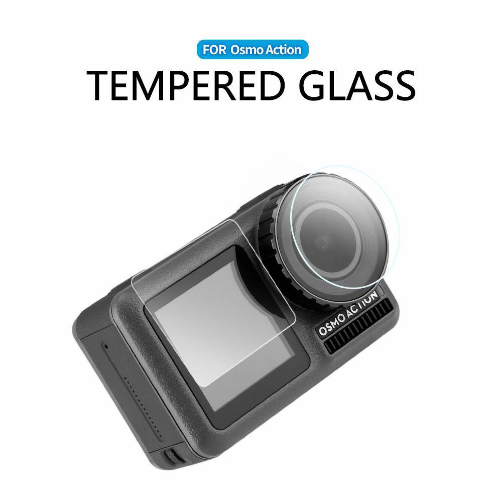 Lamina de vidrio templado para DJI Osmo Action / Telesin-1