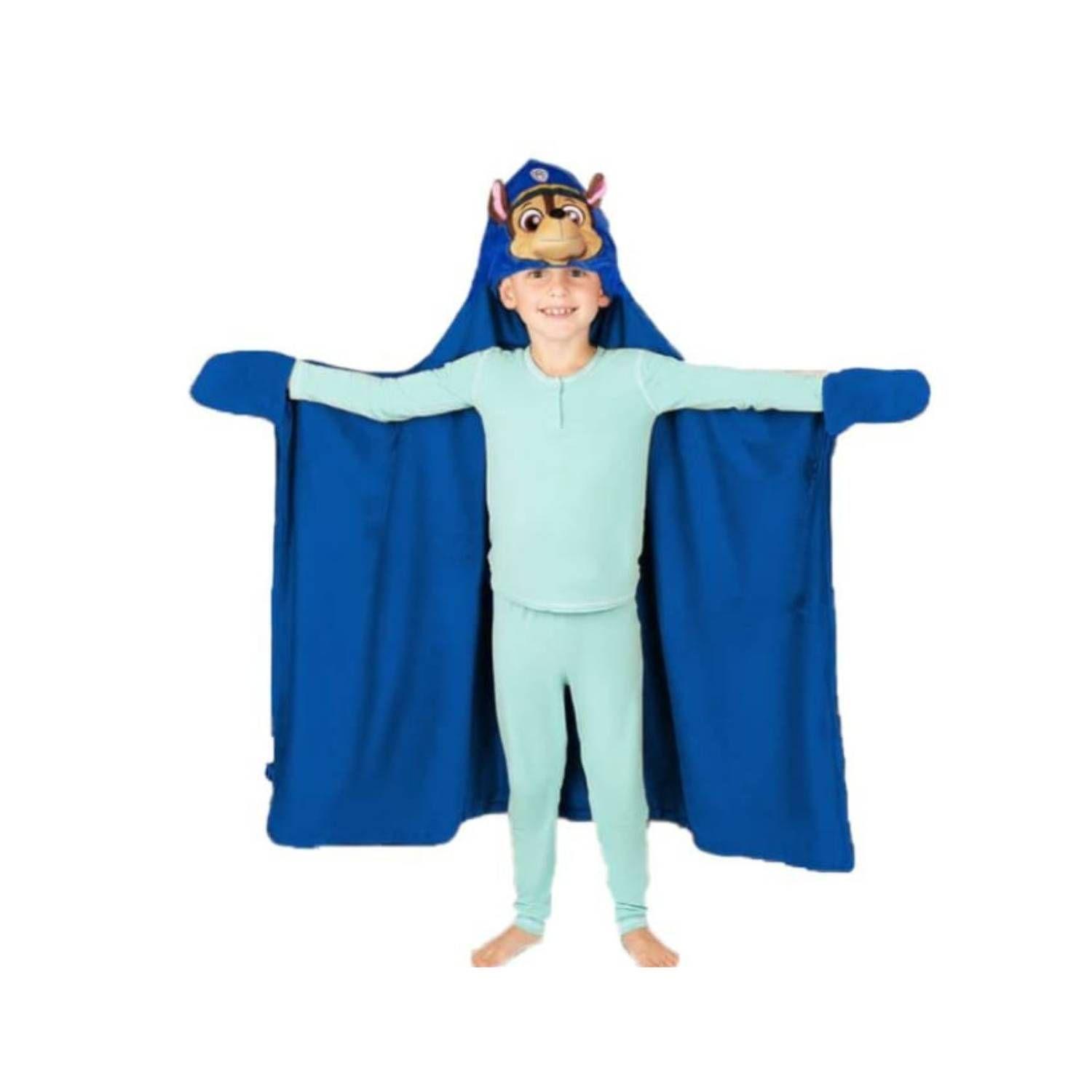 Manta Paw Patrol Chase Frazada Polar con Capucha - 80x130 cm-0