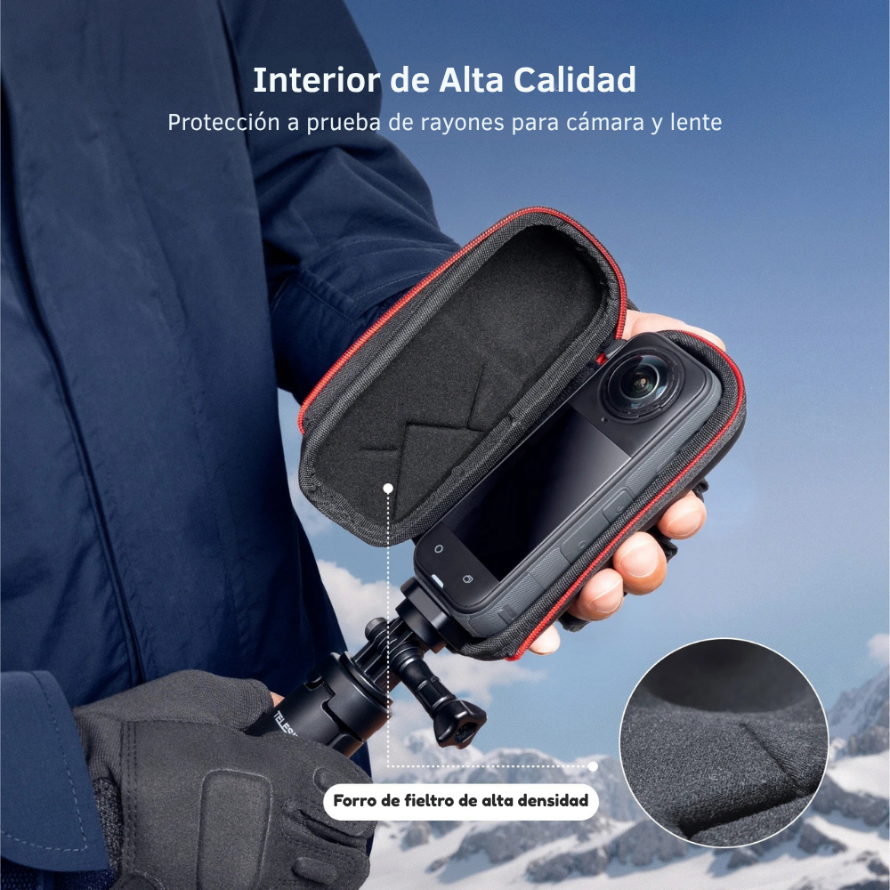 Estuche Protector para Insta360 X4 X5 Gran Estilo - Telesin-2