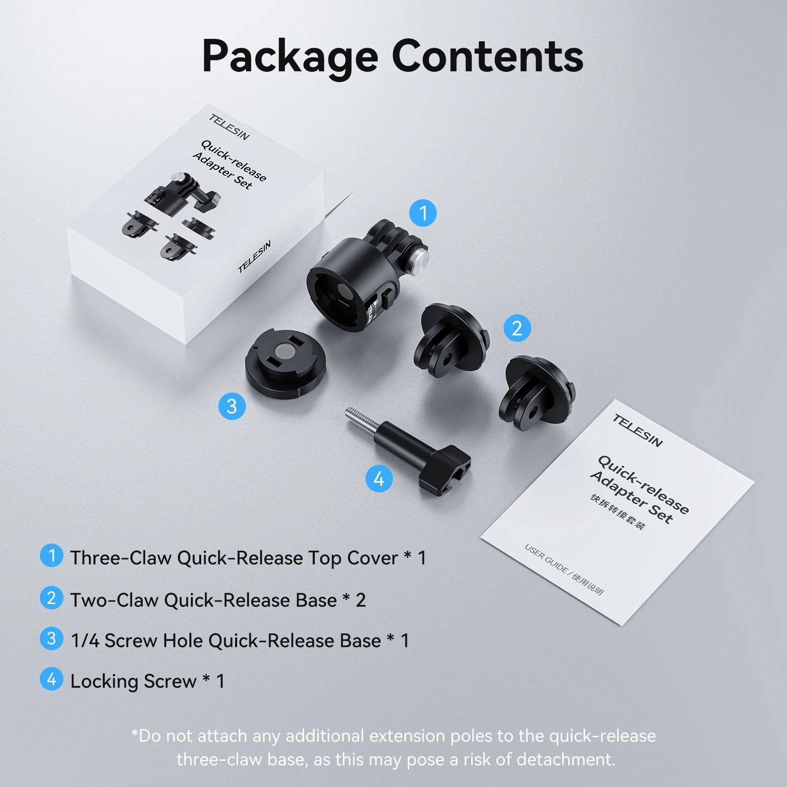 Adaptador Magnético para Camaras Gopro, DJI Osmo y Otras-3
