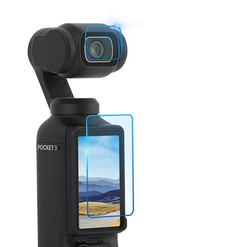 Laminas Vidrio Templado para DJI Osmo Pocket 3 y 4 - Telesin-5