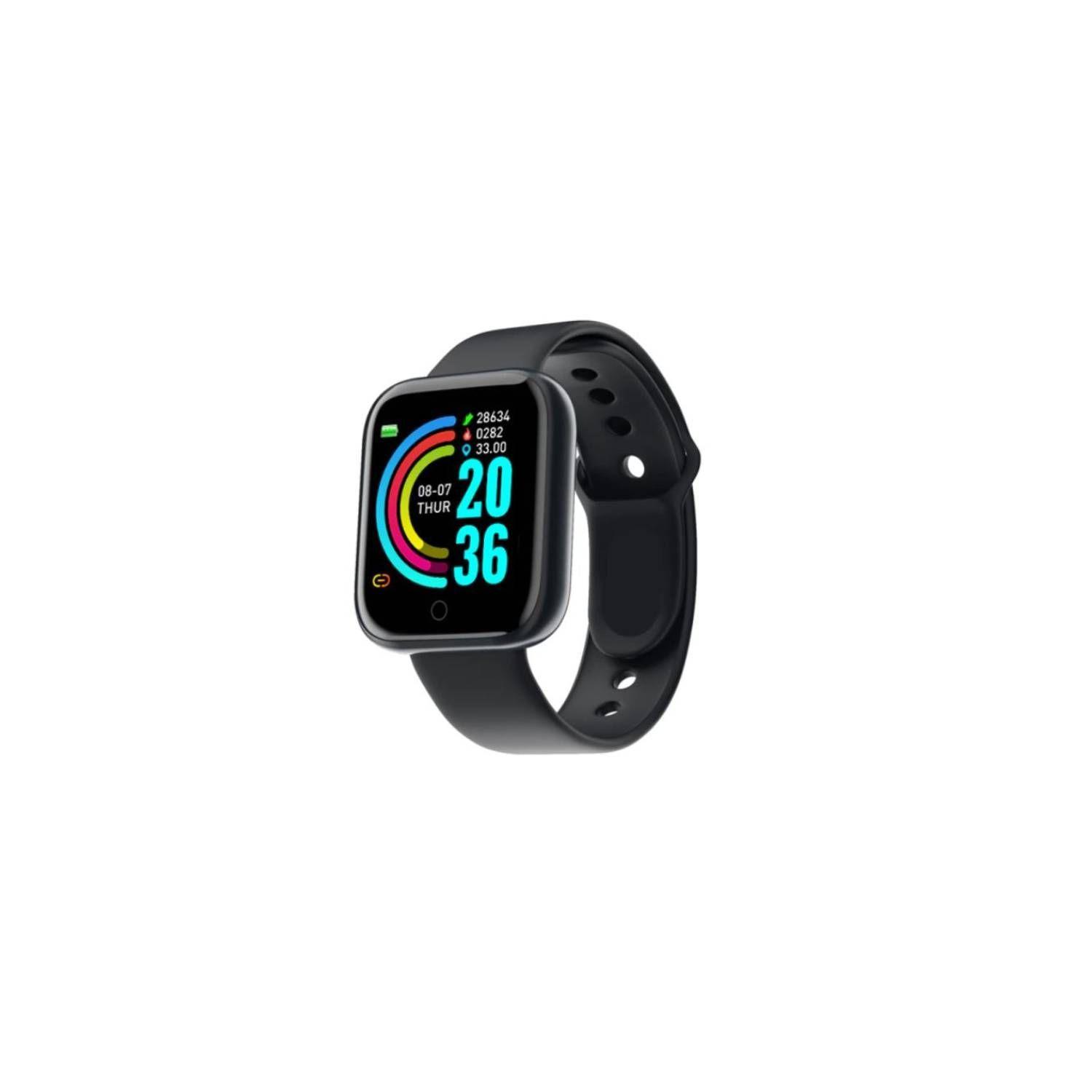 Smartwatch Reloj Inteligente Deportivo Y68 D20 Negro-1