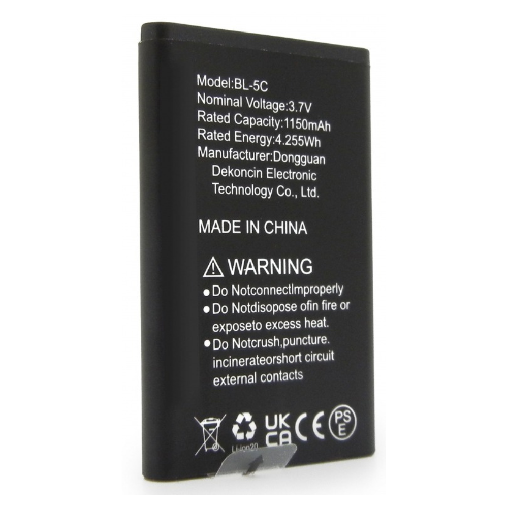 Batería BL-5C 1150mAh 3.7V para Cámara Digital Compatible-4