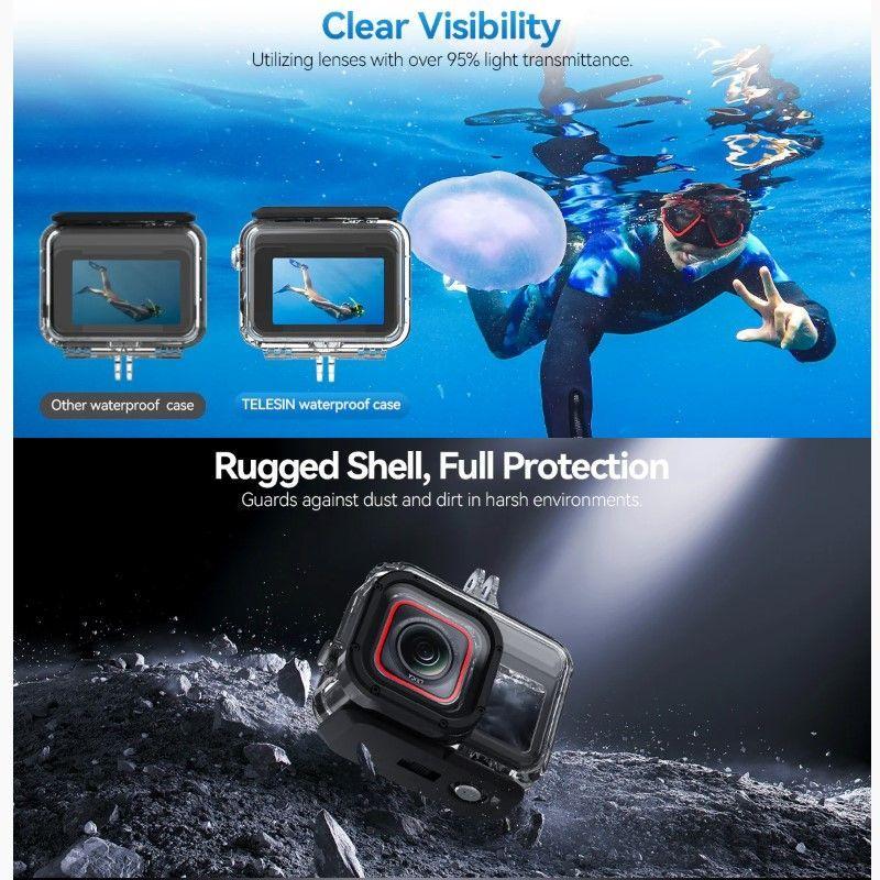 Carcasa Impermeable Insta360 Ace Pro: Protección y Aventuras-5
