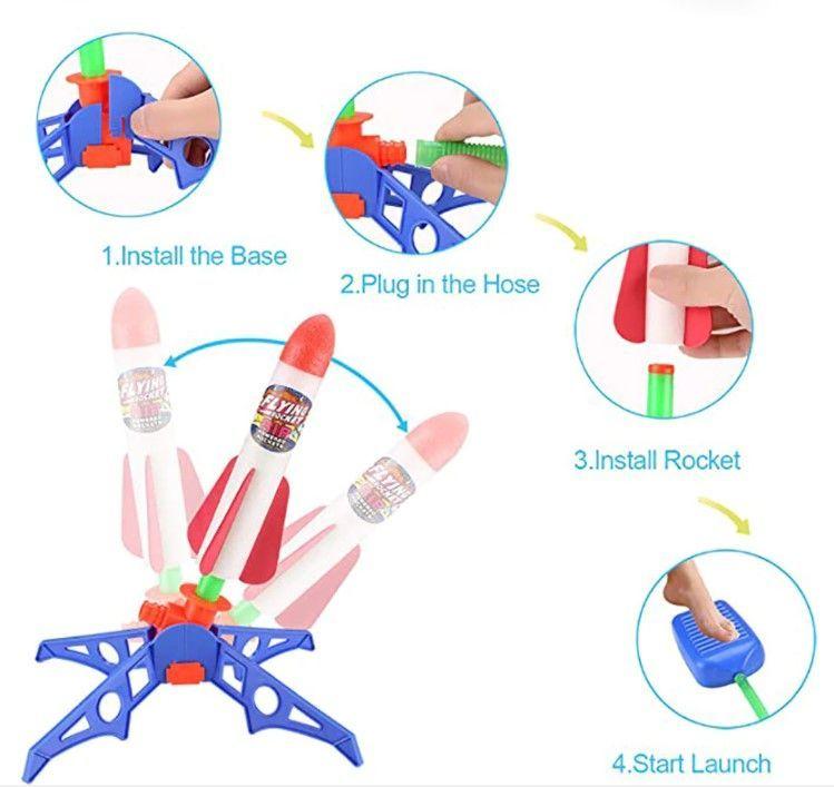 Juguete Lanza Cohetes Firetek Zoom Rocketz-2